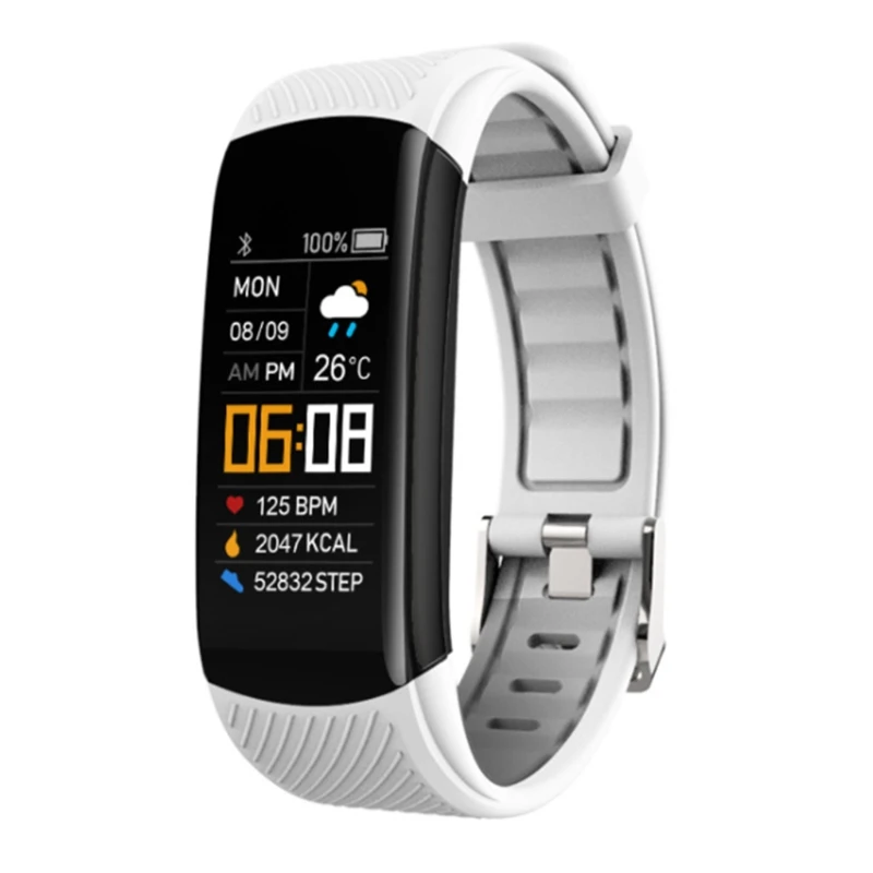 

C5 Fitness Tracker Heart Rate Monitor Calorie Pedometer Step Counter Activity Tracker Smart Fitness Watch Choose Color
