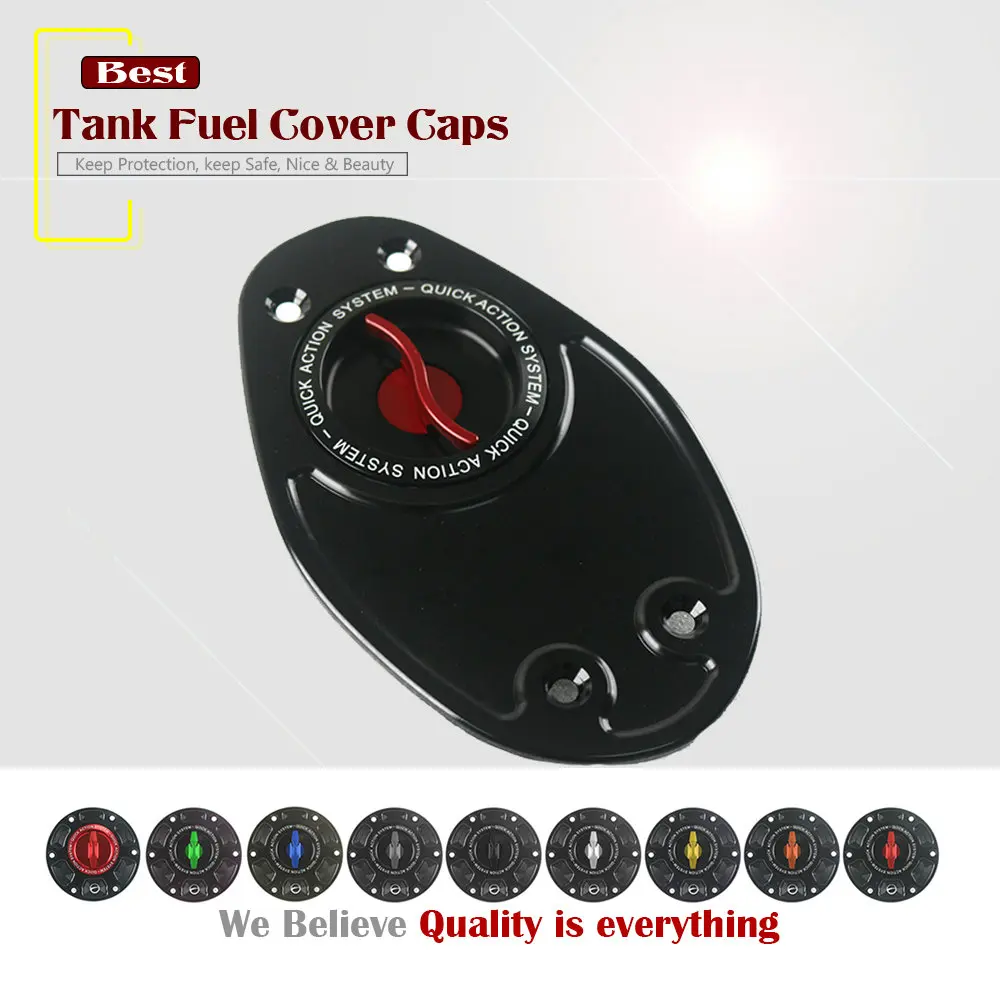 Motorcycle CNC Accessories Quick Release Key Fuel Tank Gas Oil Cap Cover for DUCATI 999R 999S 749S 749R 2004-2006