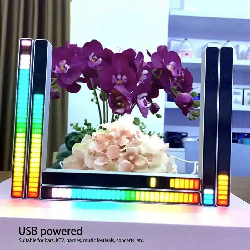 USB 32LED Красочные окружающей среды светильник 18 Цвета ритм AGC голосовое ing для KTV бар