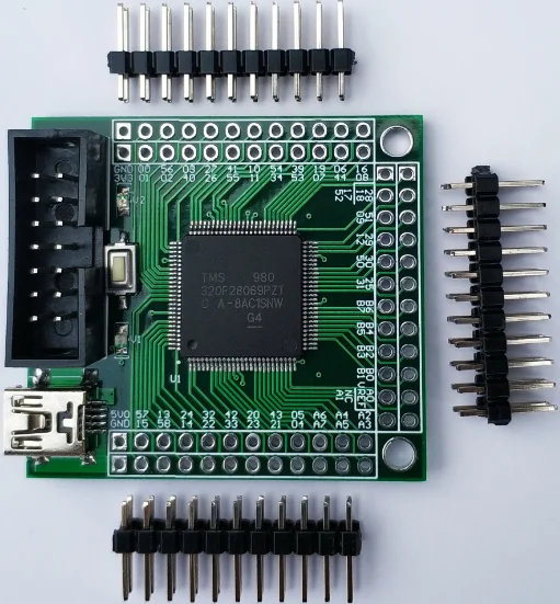 Placa de desarrollo de sistema TMS320F28069 C2000 DSP, placa de n&uacute;cleo de cuatro capas, tama&ntilde;o m&iacute;nimo-0