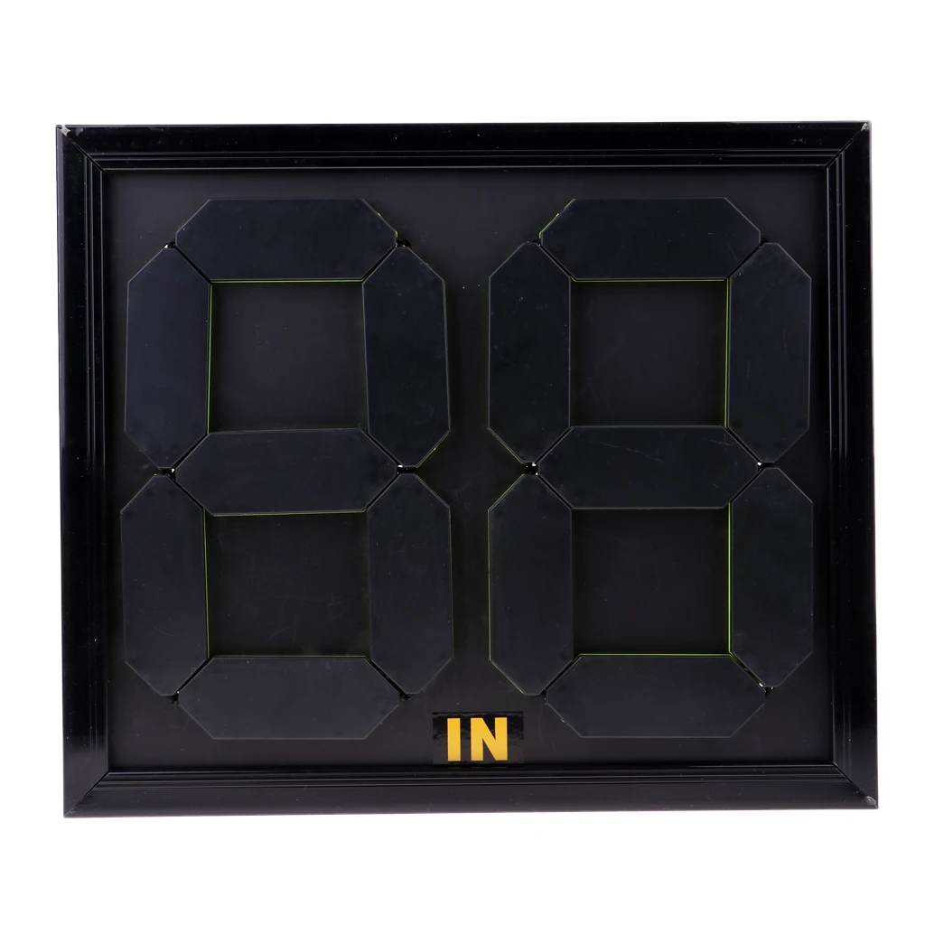 Практичное футбольное табло замены игроков двухсторонний Дисплей 4-разрядный