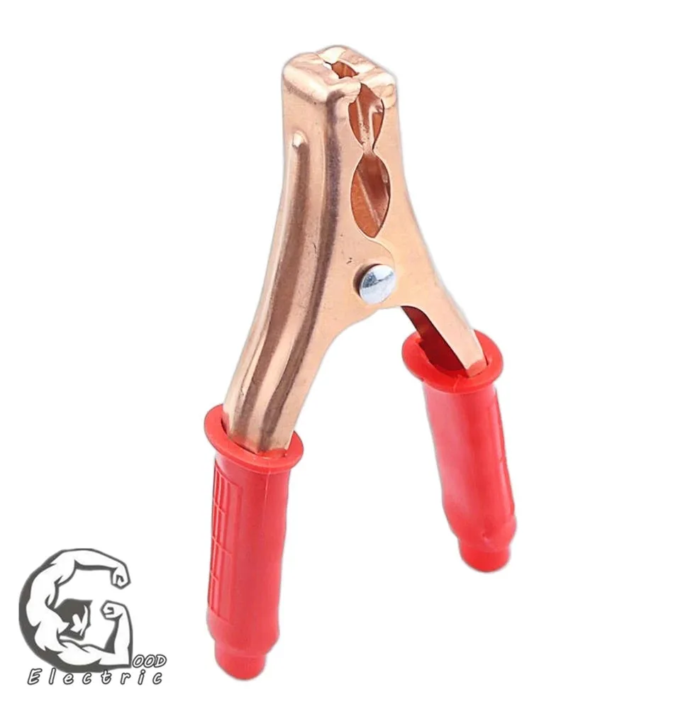 Изолированный зажим типа крокодил с пластиковой ручкой 136 А кабель испытанием