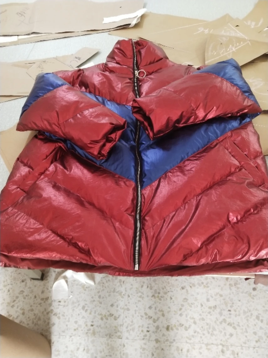 Зимний блестящий пуховик большого размера для женщин 7XL плюс размер и плотные