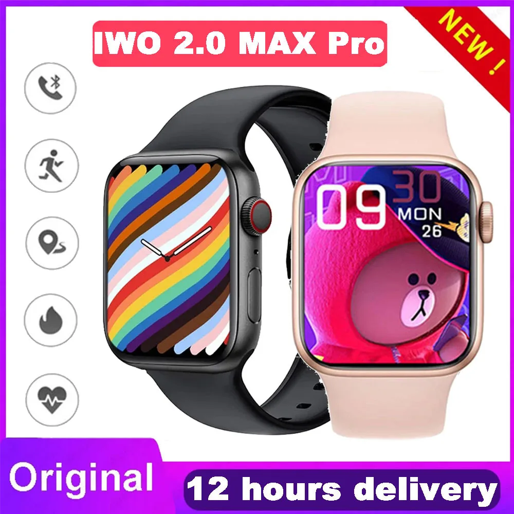 

Smart Watch Bluetooth Call DIY Watch Face IWO MAX 2 Pro PK IWO 14 Pro Max series7 Smart Watch Men Women Wristwatch Christma Gift