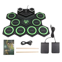 usb portable foldable drum kit silicone folding electronic drum folding drum sets portable drums foldable drum kit for beginners