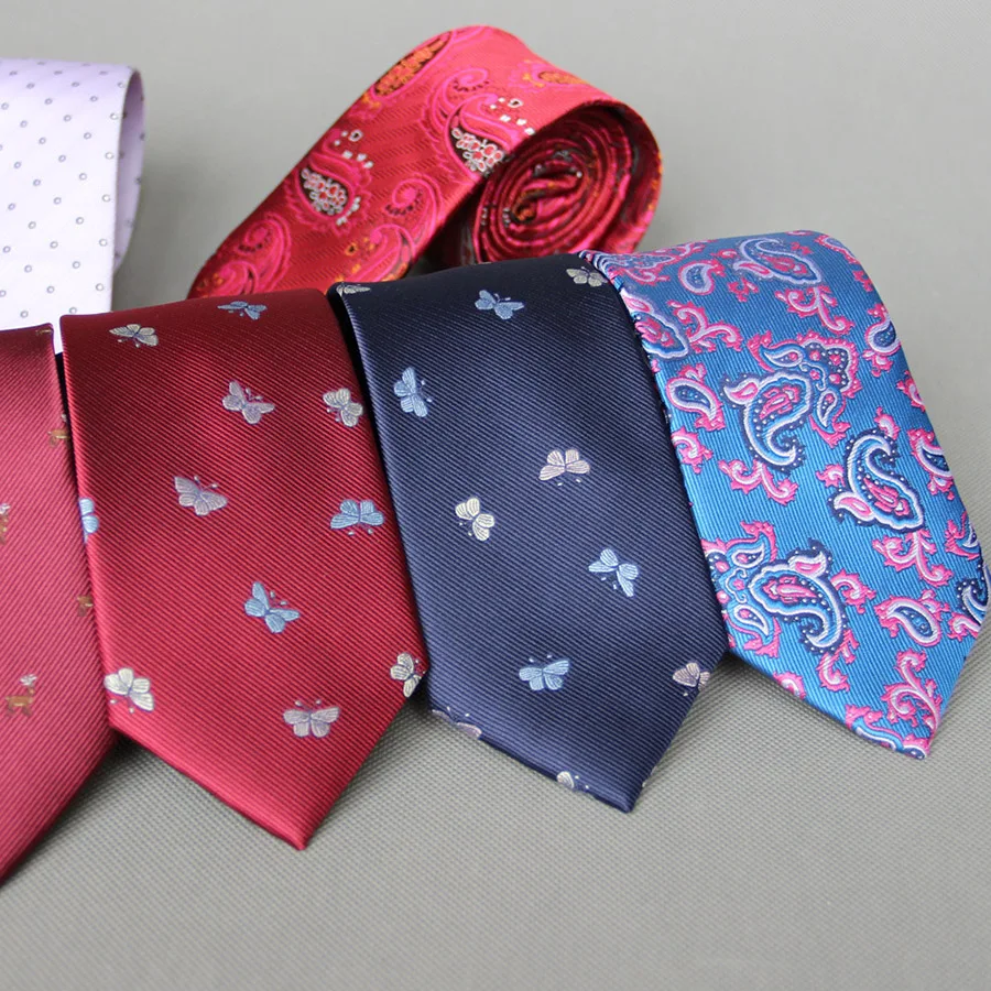 Галстук мужской модный галстук деловой официальный Свадебный 7 см классический