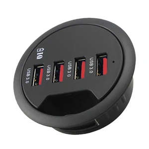 Новинка 2022, настольный разветвитель с 4 портами USB 3,0, настольный адаптер, мультиразветвитель для настольного ПК