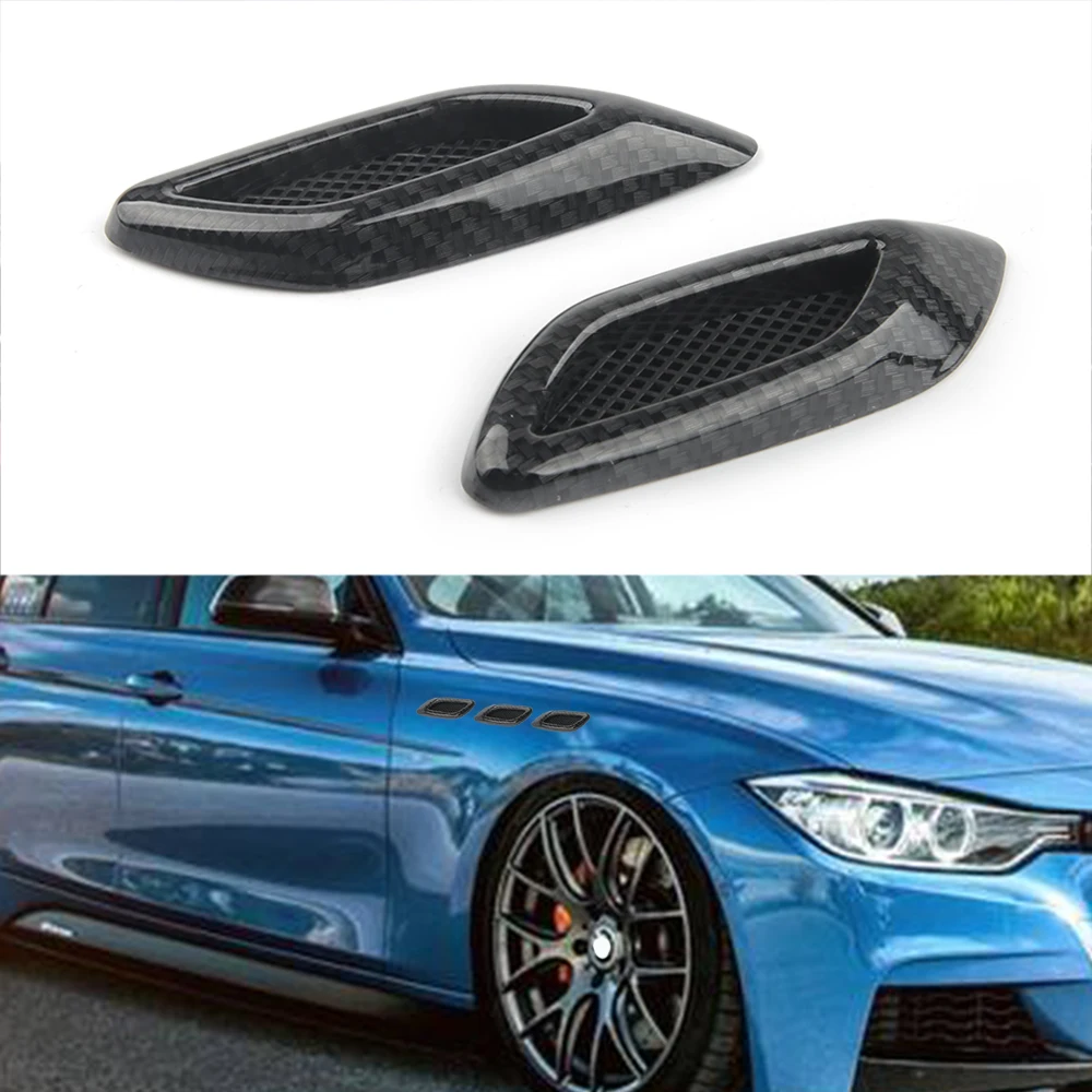 

2PCS Car Side Vent Air Flow Fender Intake ABS Auto Simulation Side Vents Styling Car Accessories