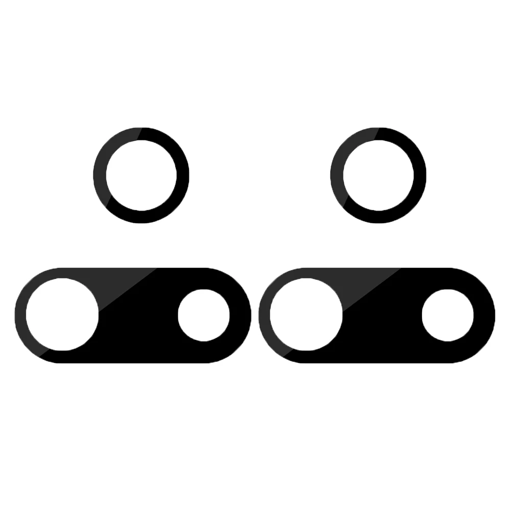 

2 шт. для iPhone 6 6Plus 6s 6s Plus 7 7 8 8 Plus Задняя крышка объектива камеры стеклянная сменная крышка с клеем