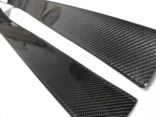 Автомобильные аксессуары углеродное волокно порог глянцевая отделка боковая