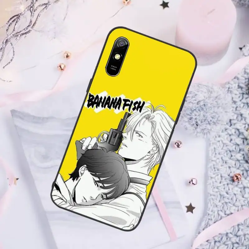 

Banana Fish Anime Phone Case For Xiaomi Redmi note 7 8 9 pro 8T 9A 9S Mi Note 10 Lite pro