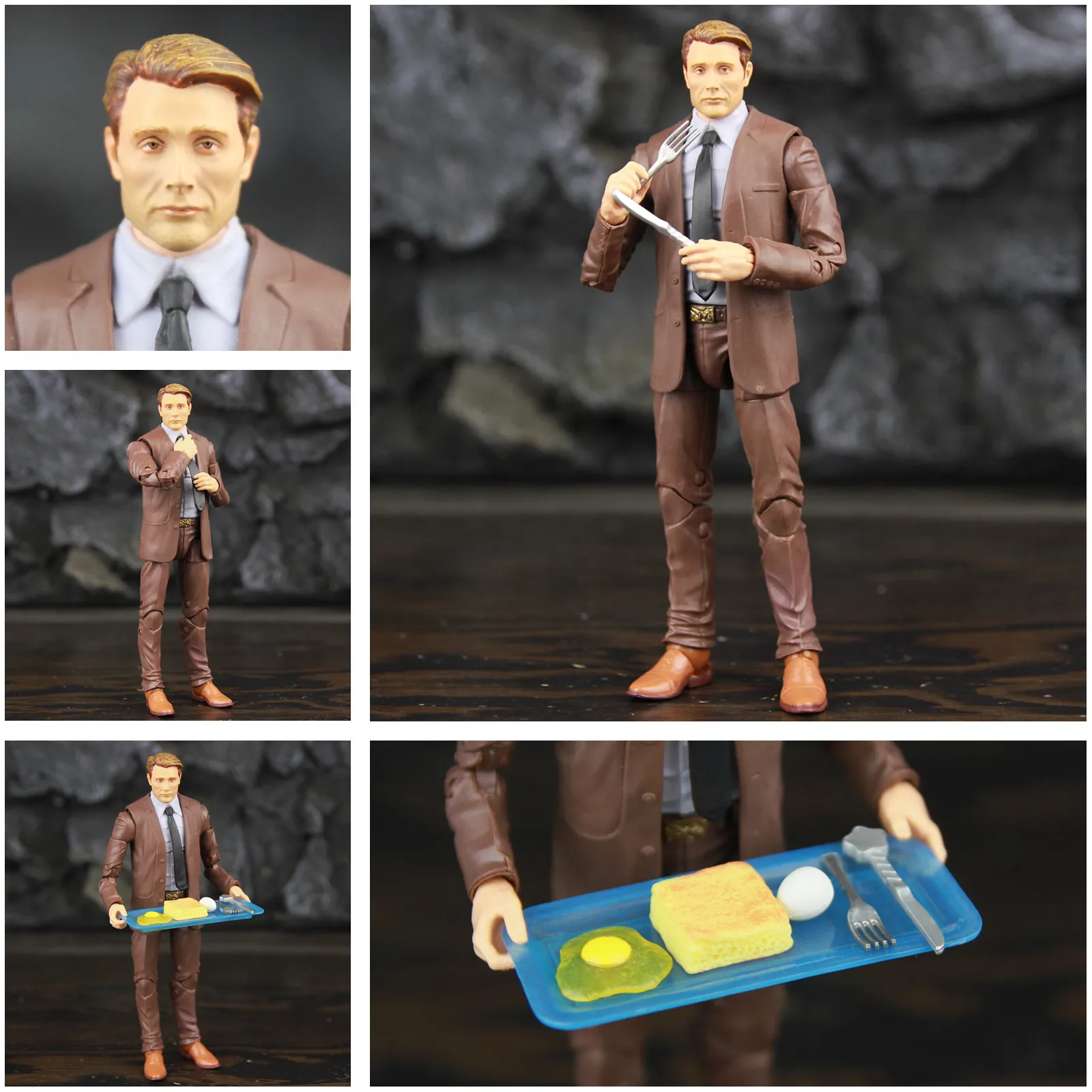 Hannibal Lecter 6 &quotэкшн-фигурка ТВ тишина ягнят Mads Mikkelsen Классическая страшная