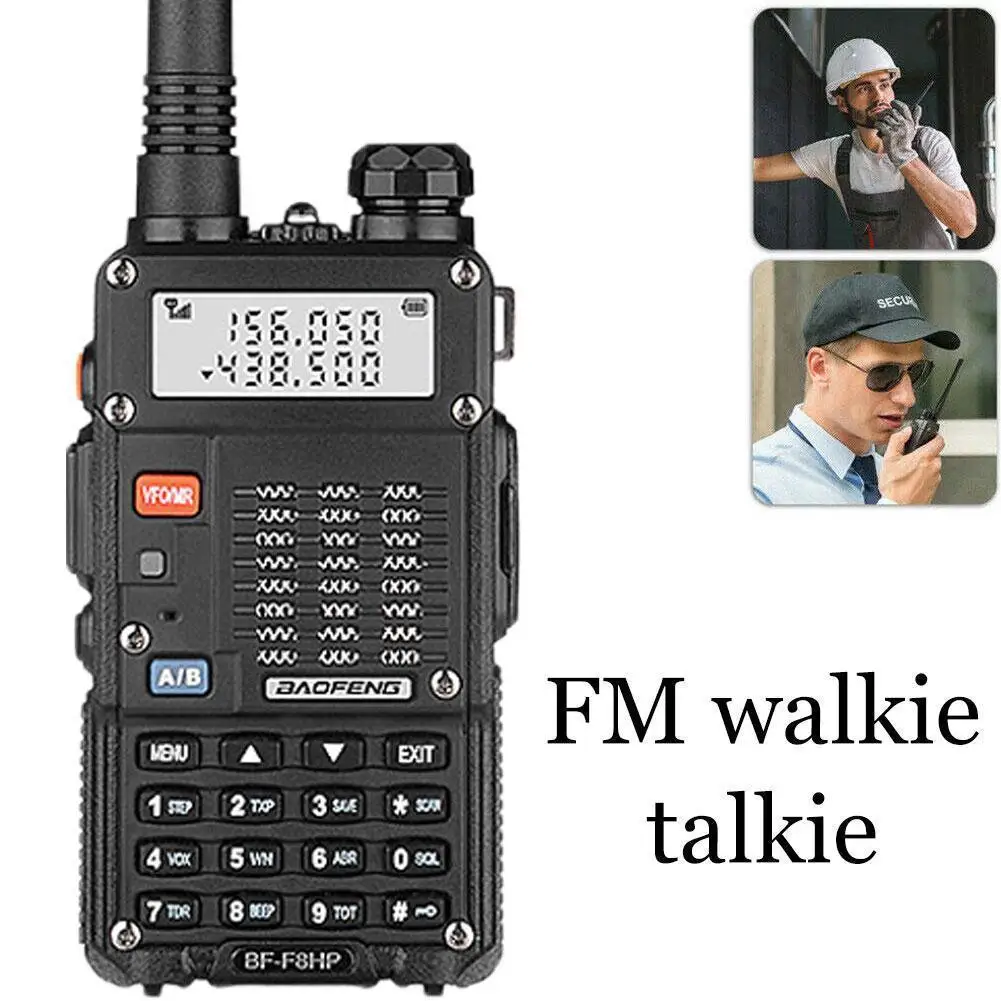 

Baofeng UV 5R 8W Two-way Radio Real 8W 10KM 128CH Dual-frequency Portable UHF Walkie-talkie VHF (136-174MHz) U1T6