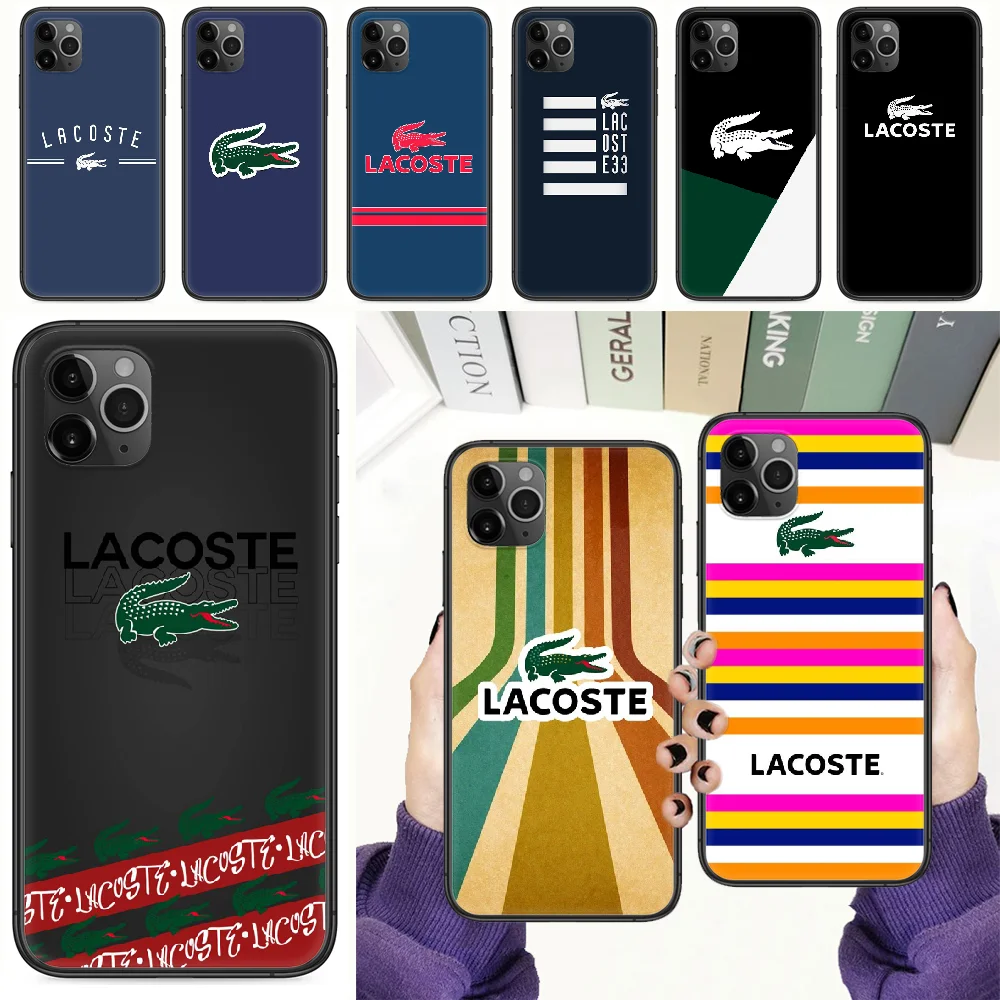 

Crocodile Luxury Fashion Brand Phone Case Cover Hull For iphone 5 5s se 2 6 6s 7 8 12 mini plus X XS XR 11 PRO MAX black tpu