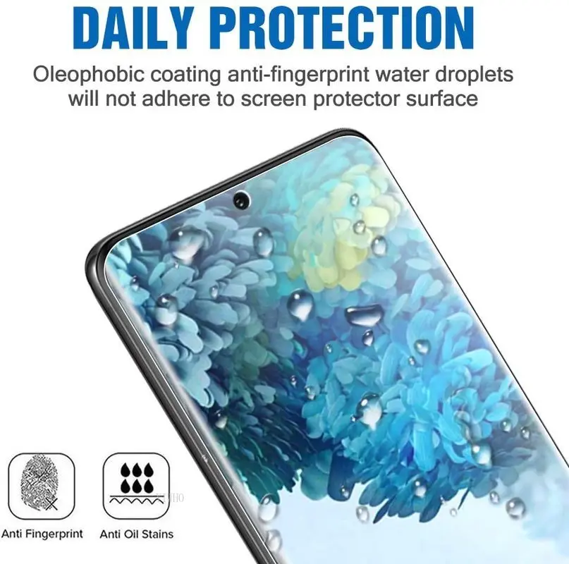 3 шт полное изогнутое закаленное стекло для Samsung Galaxy S20 Plus ультра защита экрана S10