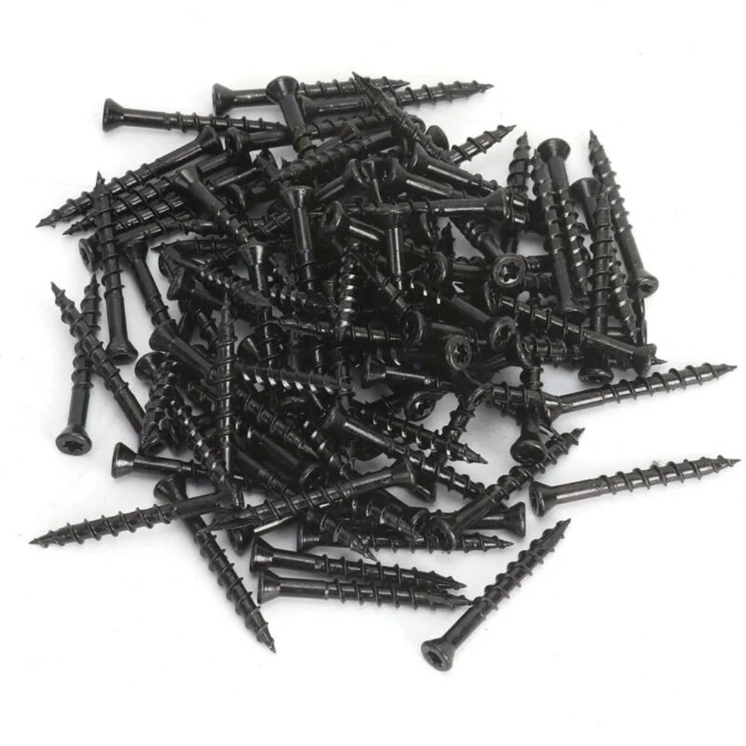 

100pcs Fastener With Screw Anticorrosive Fixing Stainless Steel Fasteners Metal Clip Composite Decking Board Clips Screws Tools