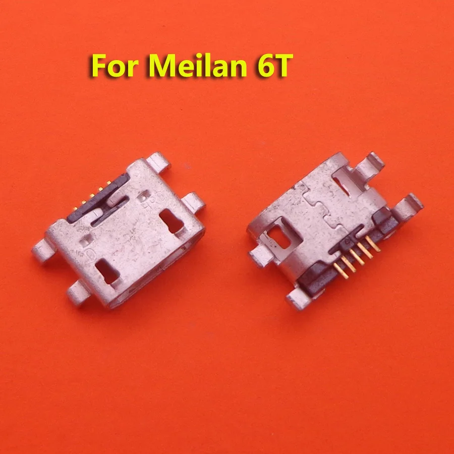 10 шт. микро мини USB разъем зарядный порт док-станция сменный для Meilan 6T S6 M3 M3S M8 M6 M5 note