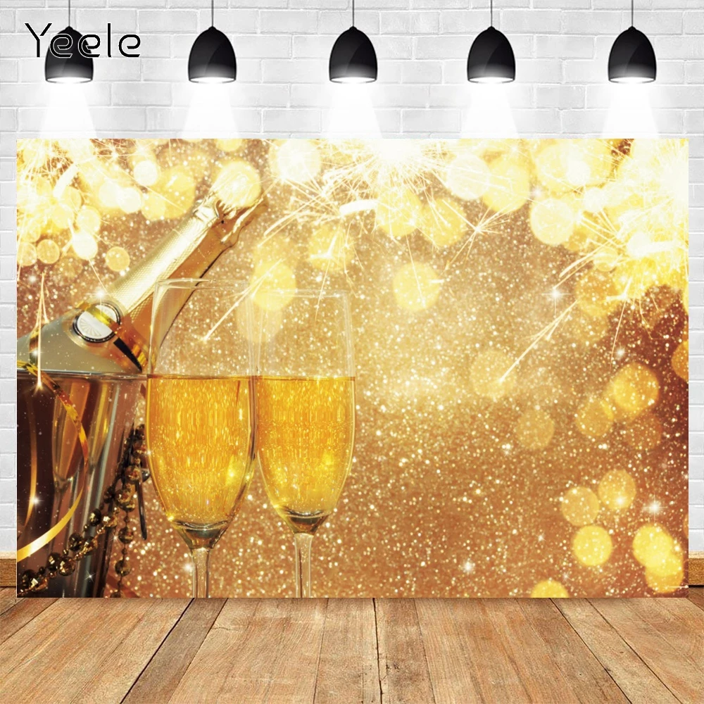 

Фон для фотосъемки Yeele С Рождеством и новым годом в горошек