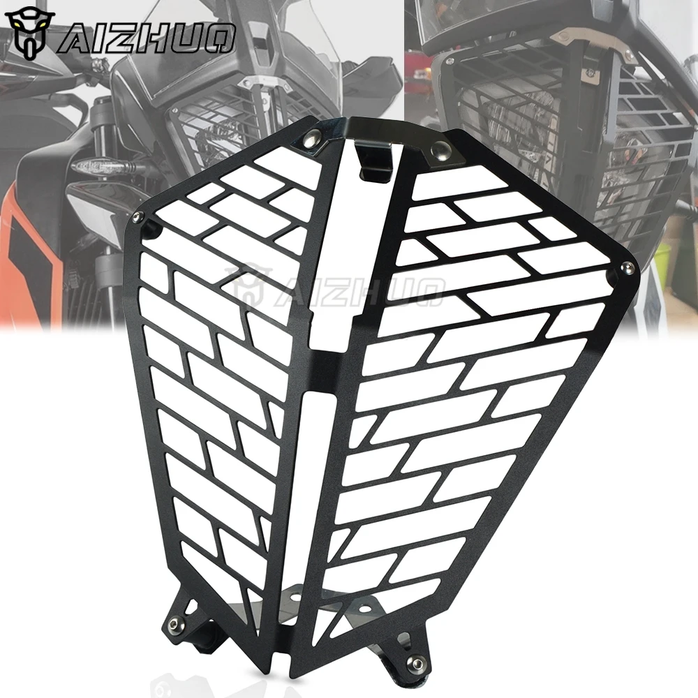 Enlarge FOR 790 890 Adventure R S Adv 2019 2020 2021 Motorcycle Headlight Head Light Guard Protector Cover Protection Grill 790ADVENTURE