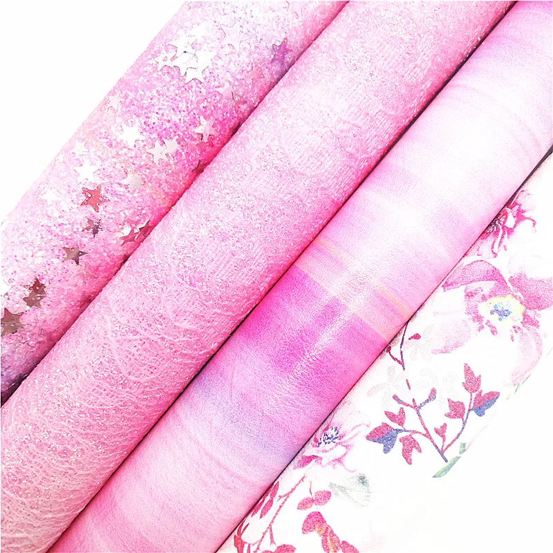 Блестящая кожа со звездами кружевная блестящая ткань с фетровой подкладкой