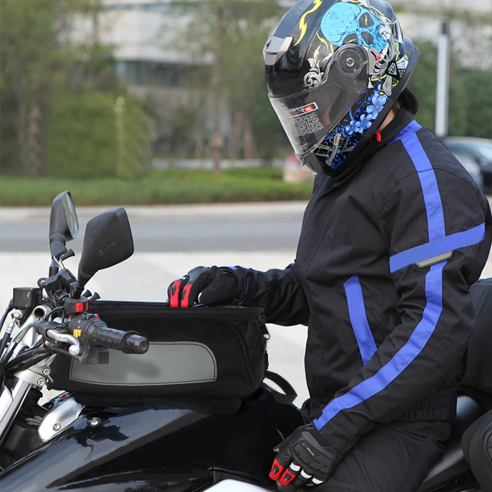 Водонепроницаемая сумка на топливный бак мотоцикла с сенсорным экраном