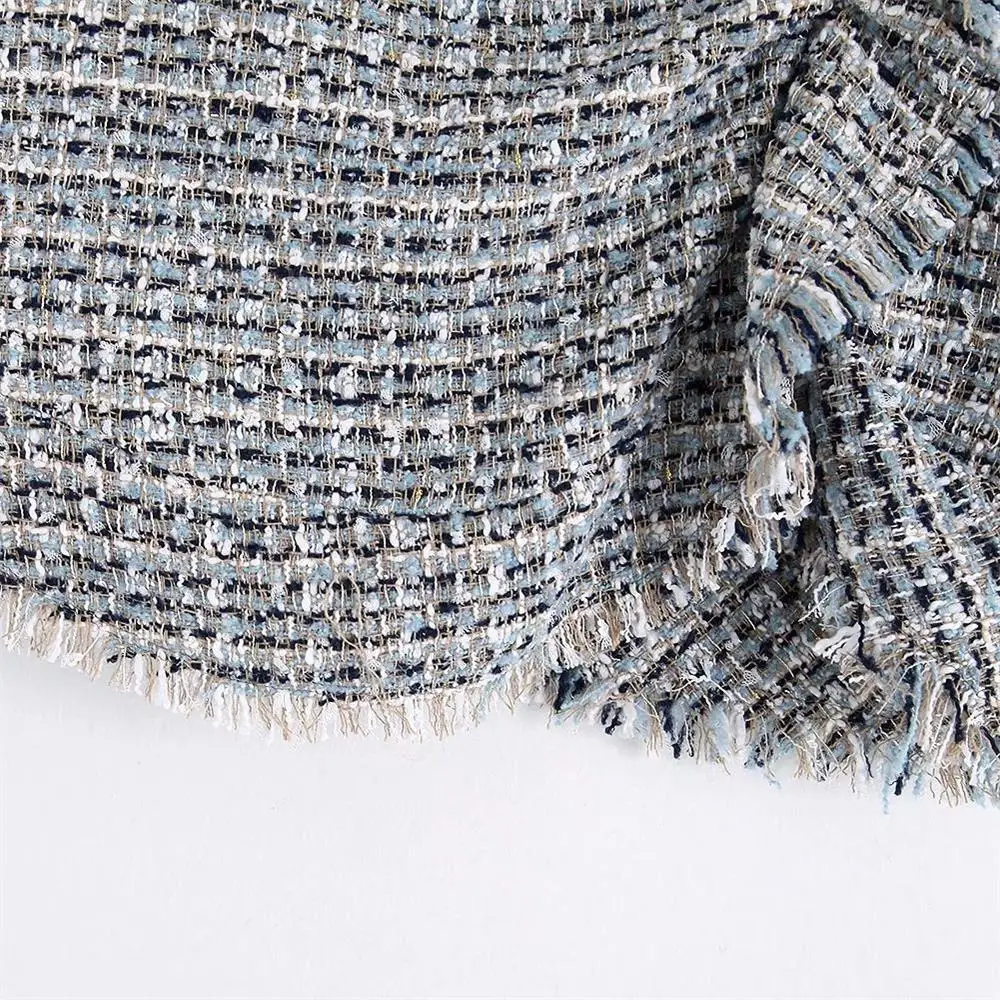 Осенняя Женская одежда новая саржевая мини-юбка в стиле ретро с высокой талией и