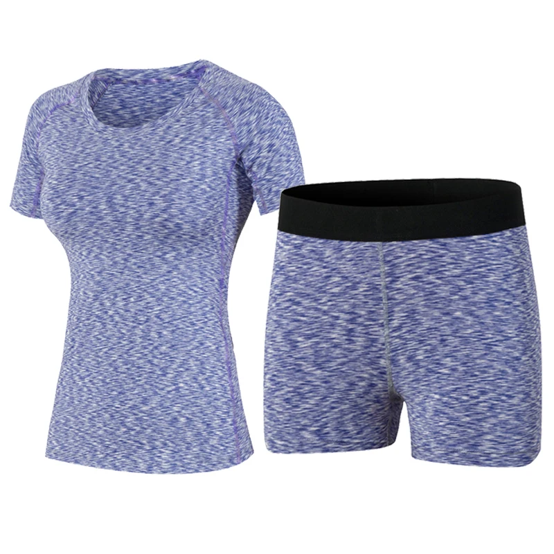 Новинка 2019 летний спортивный костюм для фитнеса и йоги Женская Спортивная одежда