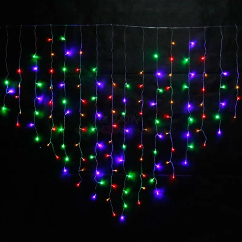 78 шт. светодиодный светильник для занавесок в форме сердца праздничный гирлянда