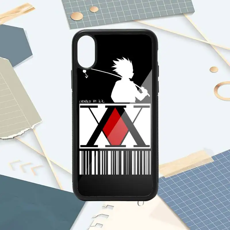 

Japanese Anime Hunter X Phone Case PC for iPhone 11 12 pro XS MAX 8 7 6 6S Plus X 5S SE 2020 XR