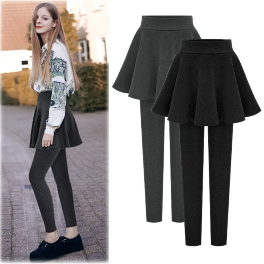 Новые модные женские леггинсы 2021 сезон осень зима Теплые джинсы с эластичной