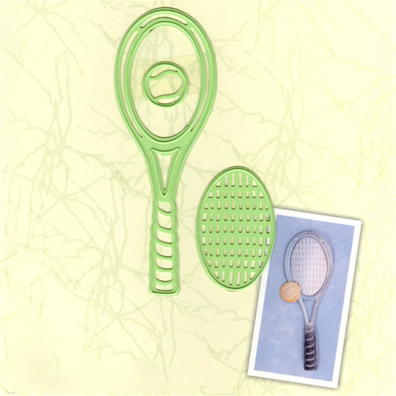 YaMinSanNiO теннисные ракетки штампы металлические режущие для скрапбукинга открыток