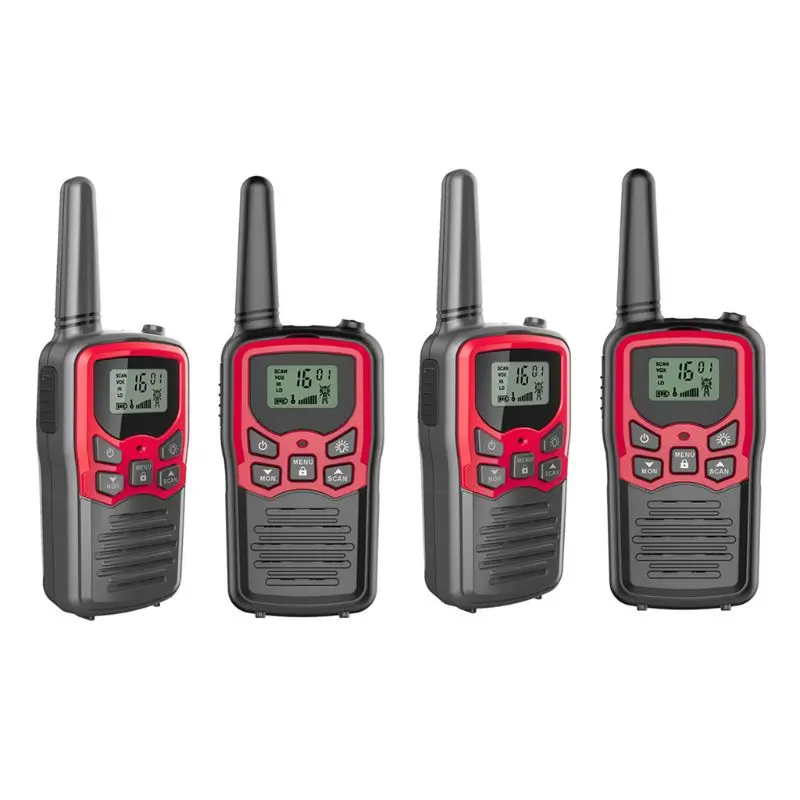 Иди и болтай Walkie Talkie S для взрослых с большим радиусом 4 шт. в упаковке 2 Way радио до 5