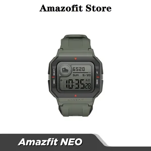 Amazfit neo smart watch 1. 2 inch stn display 5atm waterproof 160mah long battery life charg 2hours bluetooth 5. 0 for android ios 1 Item image