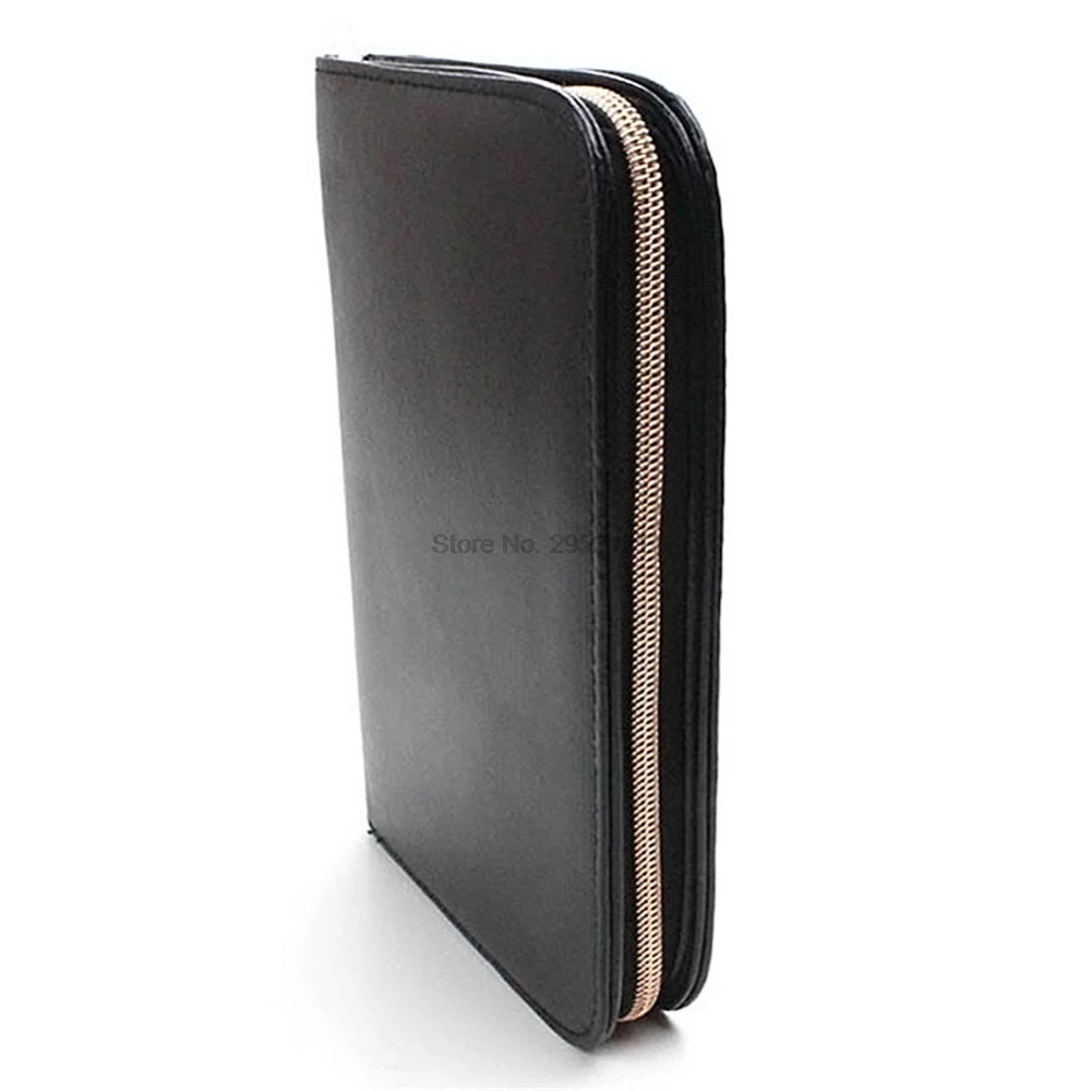 По dhl или ems 100 шт кисти для макияжа держатель сумка коробка Красота Инструменты PU