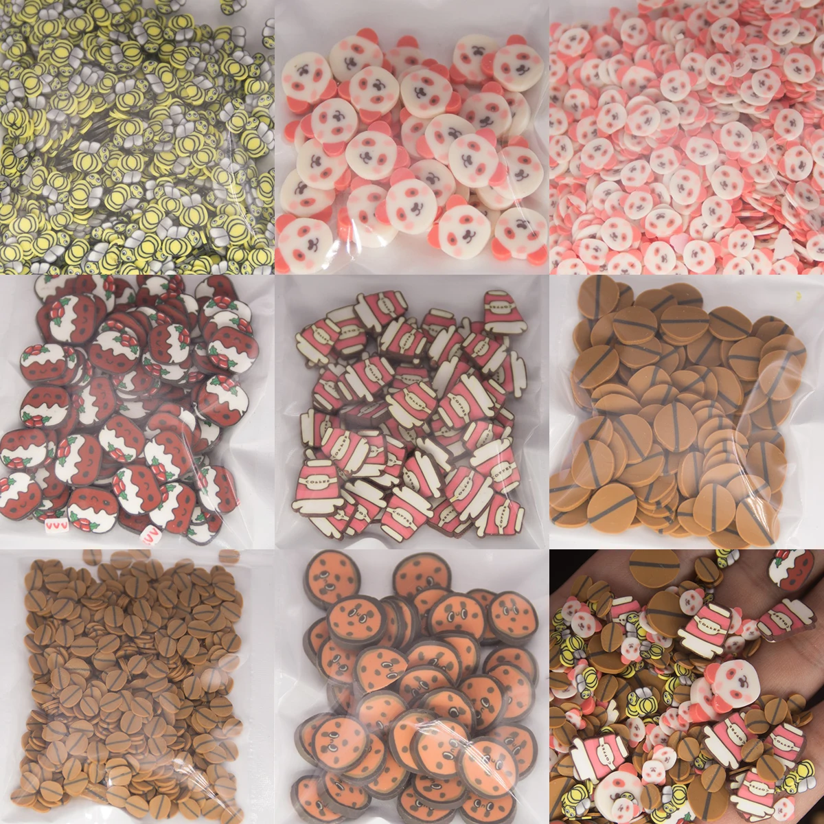 С рисунками пчела панда для торта Кофейные зерна Форма полимерные глиняные