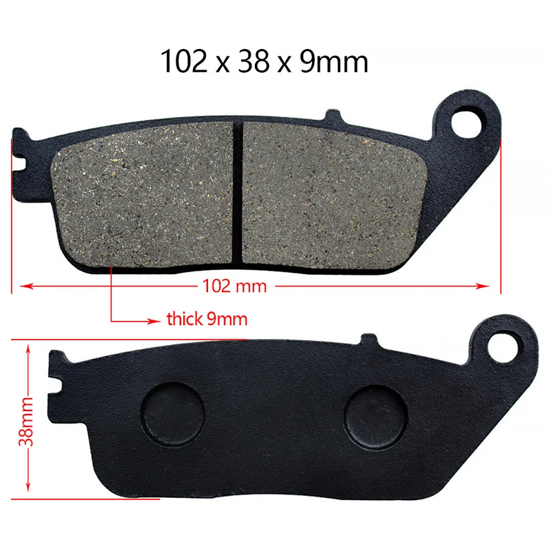 Передние тормозные колодки для мотоцикла DAELIM SQ 125 Freewing Roadwin R 250 Fi VJF Roadsport 2001-2002 Freeway