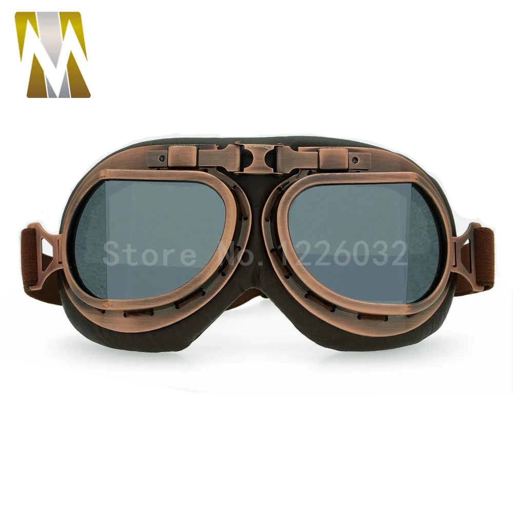 Новые универсальные винтажные байкерские мотоциклетные очки для шлема с