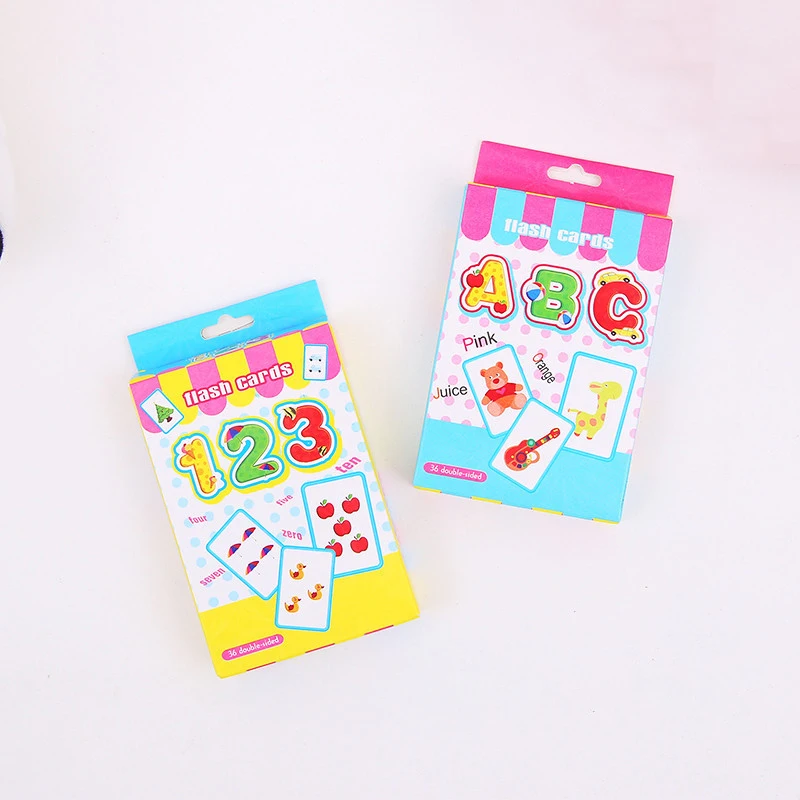 36 шт. Алфавит цифры карточки Монтессори Развивающие игрушки для детей чтения