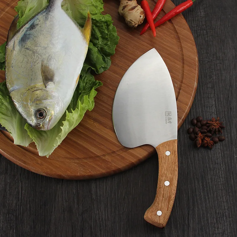 Нож шеф-повара с Круглым лезвием острый живот нож для нарезки морепродуктов рыбы