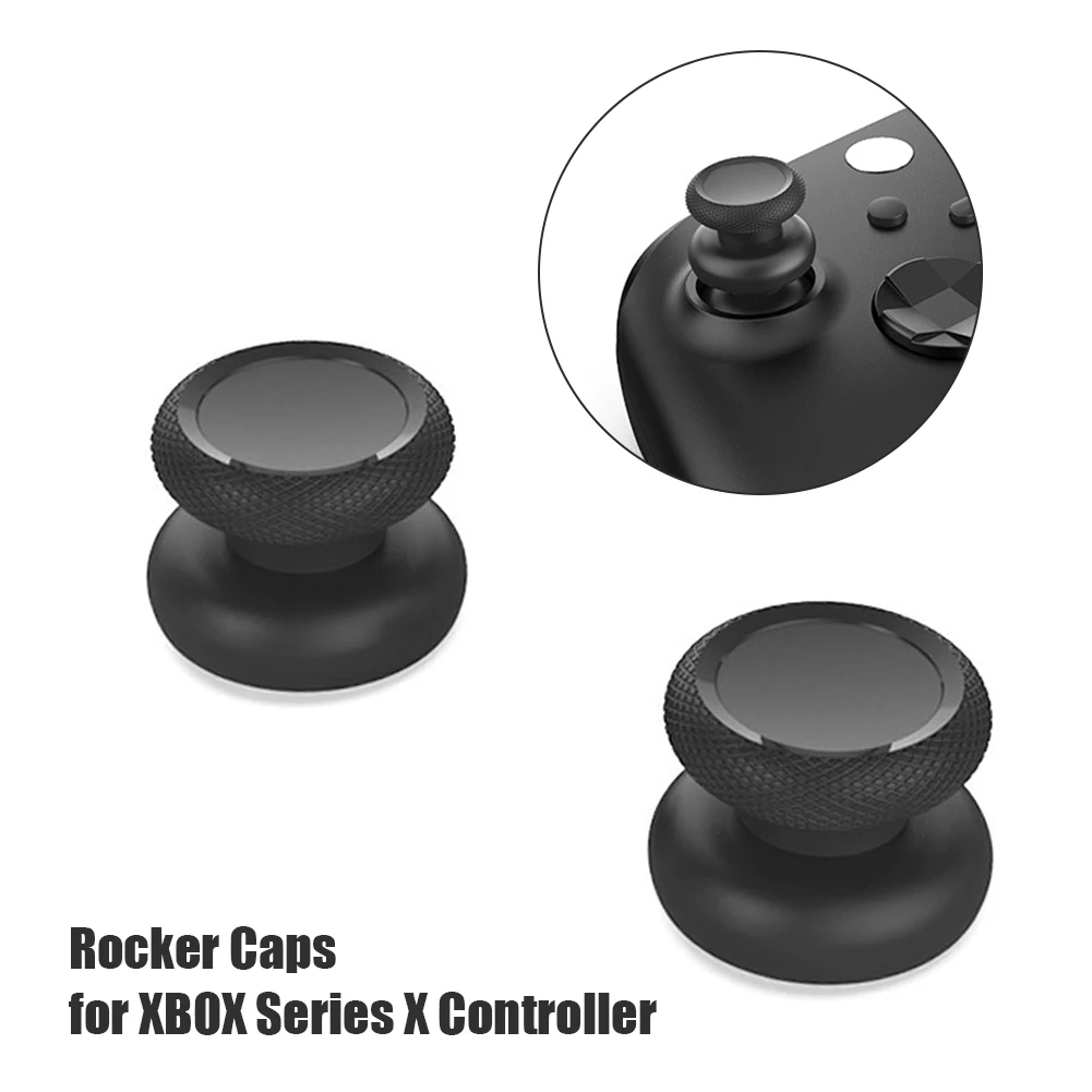 

2pcs Thumb Grips Analog Stick Cap Joystick Raised Silicone Cover Thumb Grips Extenders Caps for Xbox Series S X Controller