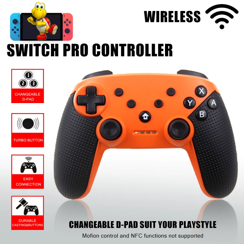 Профессиональный беспроводной геймпад с Bluetooth и джойстиком для Nintendo Switch Console и PC