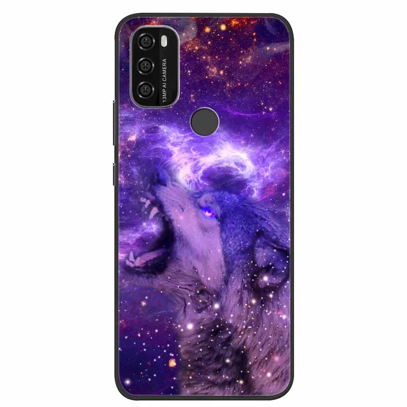 Чехол из мягкого силикона с крутым мультяшным принтом для телефона Blackview A70.