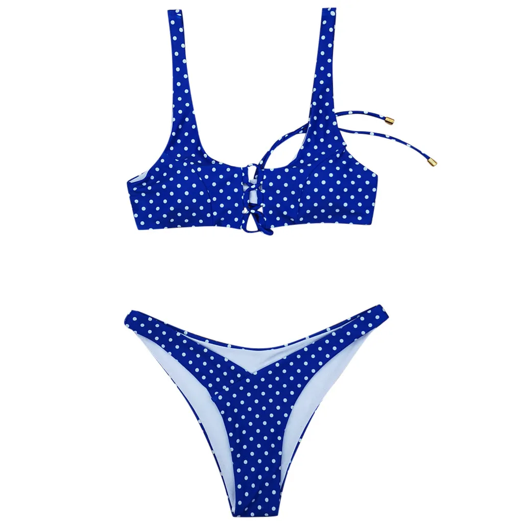 

Dot Sexy Micro Bikini Set Women Swimming Suit Push Up Biquini Two-Piece Bandage Swimwear Thong Bathing Suit Brazilian Swimsuit