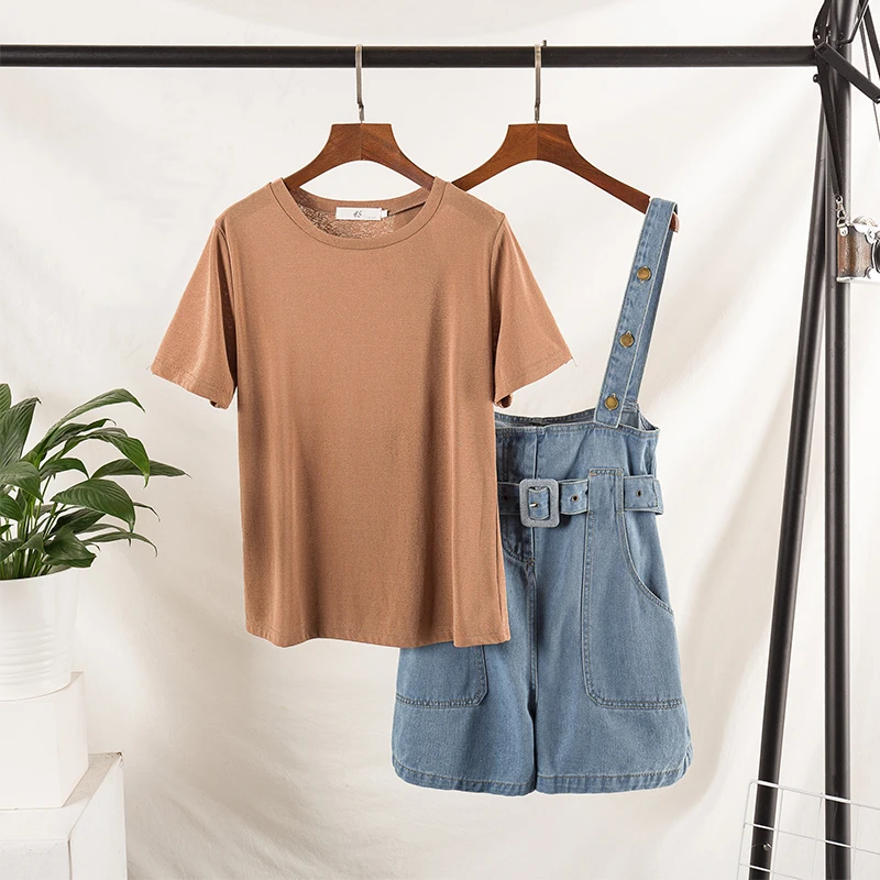 Летняя коллекция 2019 года женская одежда большого размера модные джинсовые брюки