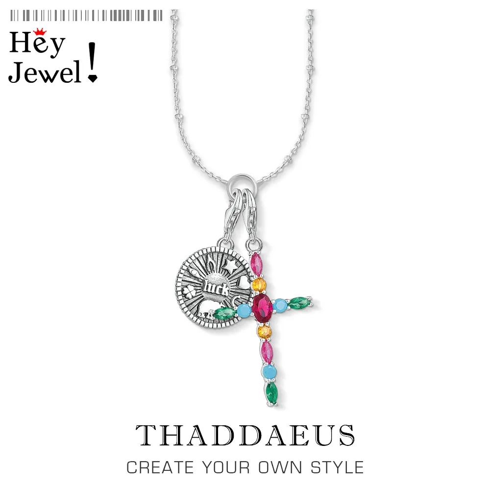 Очаровательное ожерелье на удачу с красочным крестом модная новинка зимы 2019