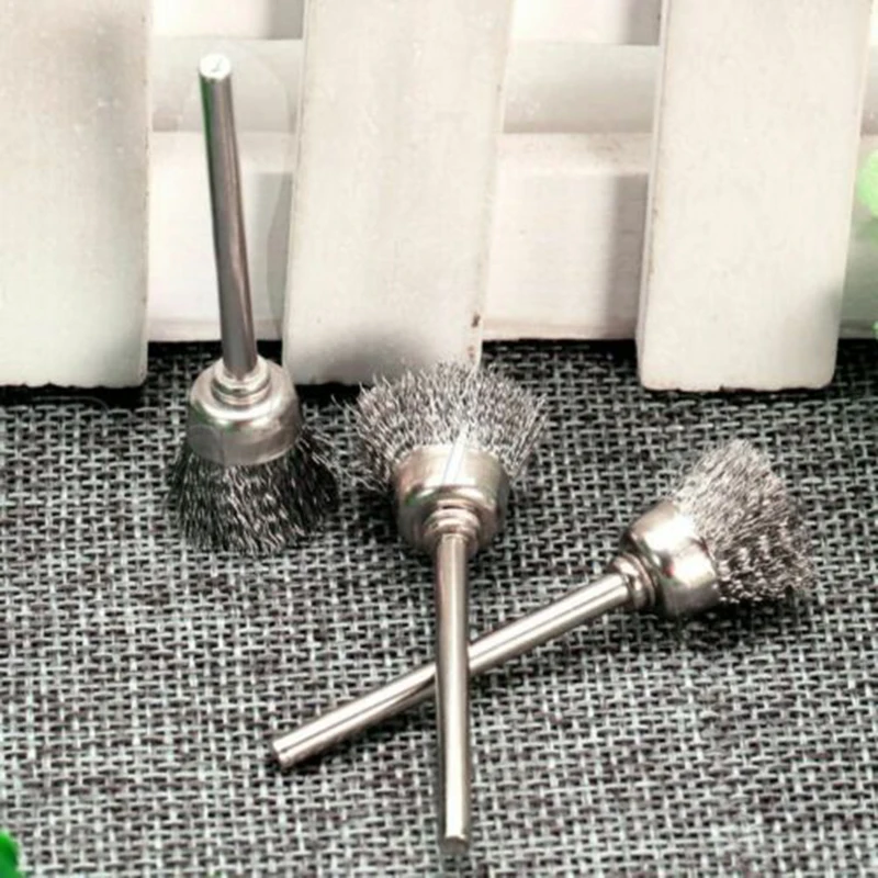 

20pcs Steel Wire Wheel Pen Cup Brushes Set Mix Brush Tool For Rotary Element Set