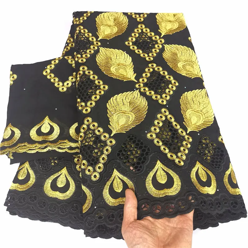 

Hot Sale Swiss Voile Lace In Switzerland 2021 Latest African Lace Fabric Swiss Lace Fabric 5+2Yards Cotton Fabric For Dress