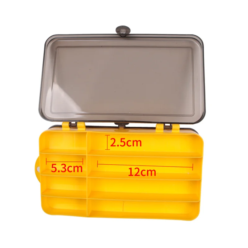

Fishing lure box Transparent Visible Plastic Fishing Tackle Box Large Capacity Fishing Lure Storage Box Case Tool Accessories