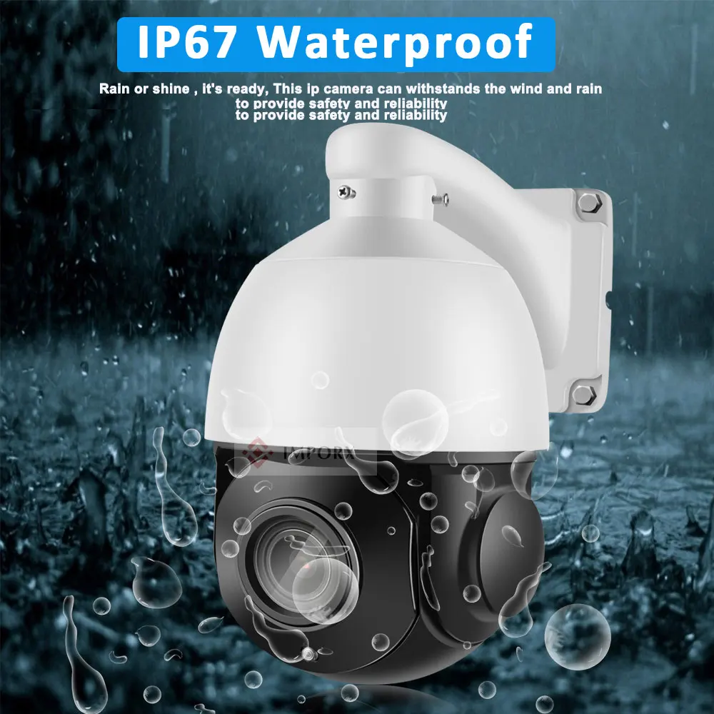 IMPORX 5.0MP PTZ IP камера наружная Водонепроницаемая HD 1944P 36X зум Мини скоростная купольная камера H.265 IR-Cut 80M P2P CCTV камера безопасности